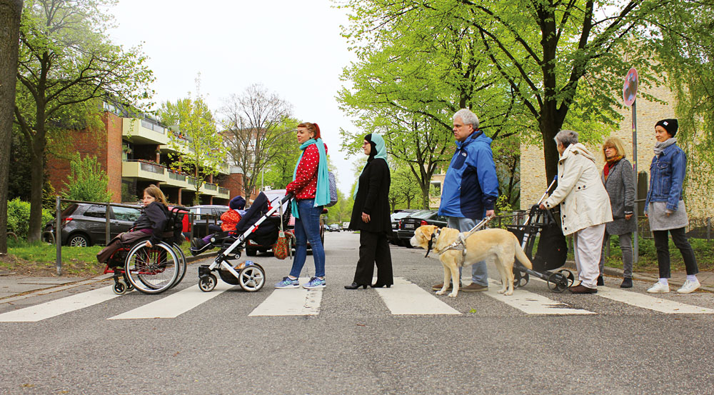 Barrieren abbauen in Barmbek, Foto: Adam Al Sayed Ali