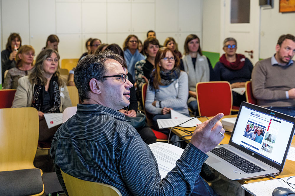 Klaus Irler von STADTKULTUR HAMBURG über Fake News, Foto: Miguel Ferraz