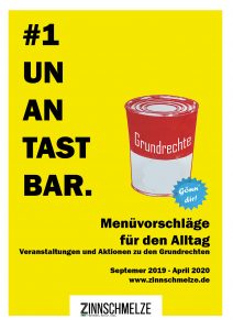 Plakat: Zinnschmelze